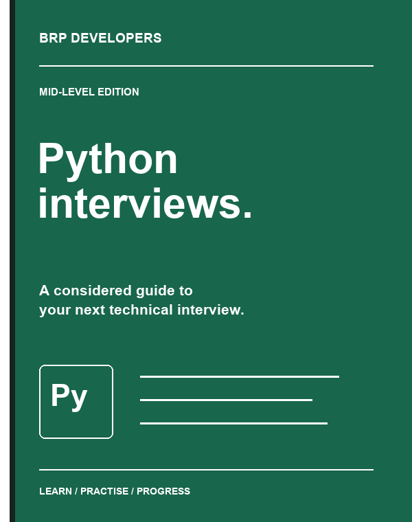 Mid-level Python Interview Preparation ebook cover